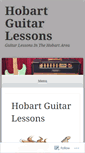 Mobile Screenshot of hobartguitarlessons.com